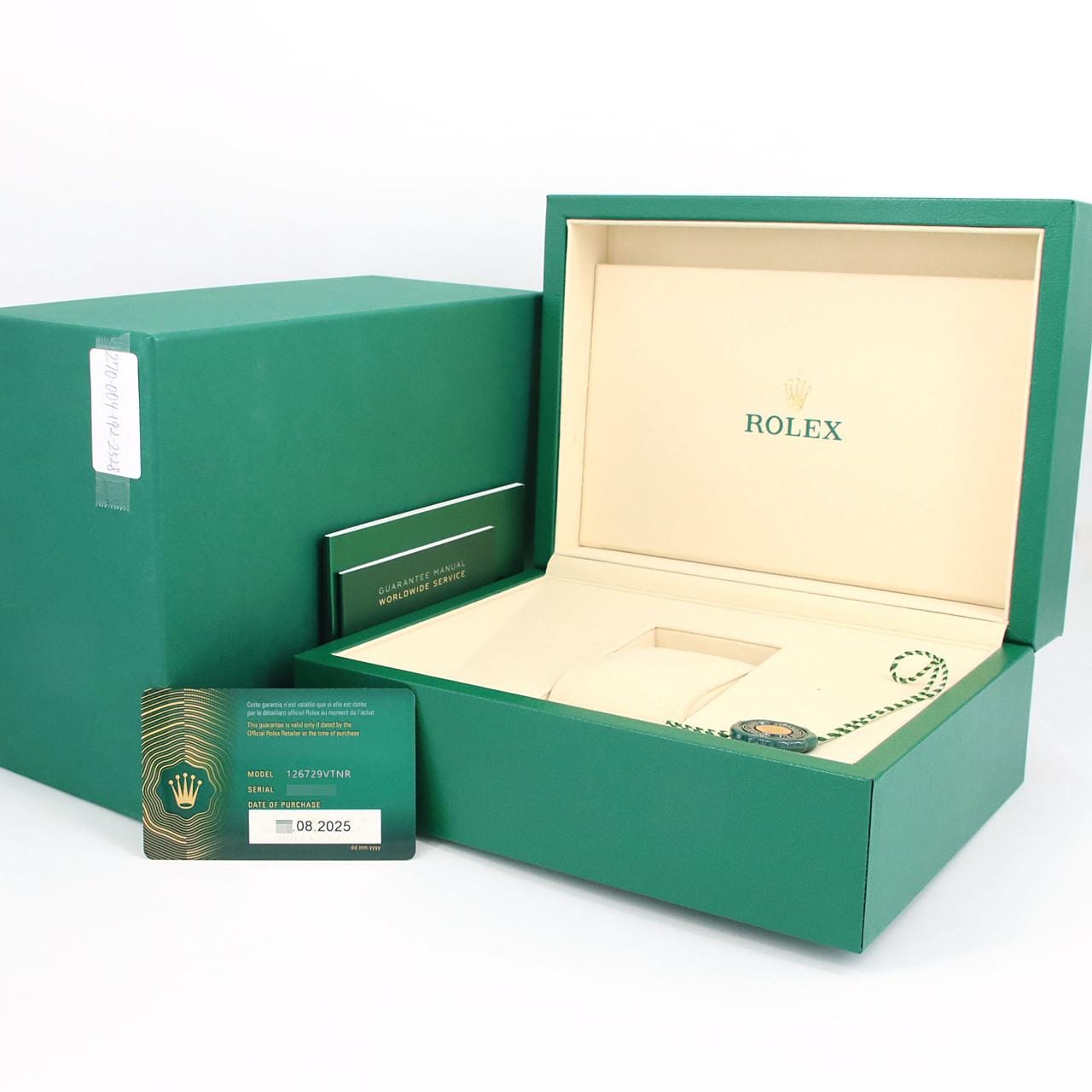 ROLEX士格林尼治型 II 126729VTNR 白金自動上弦隨機編號