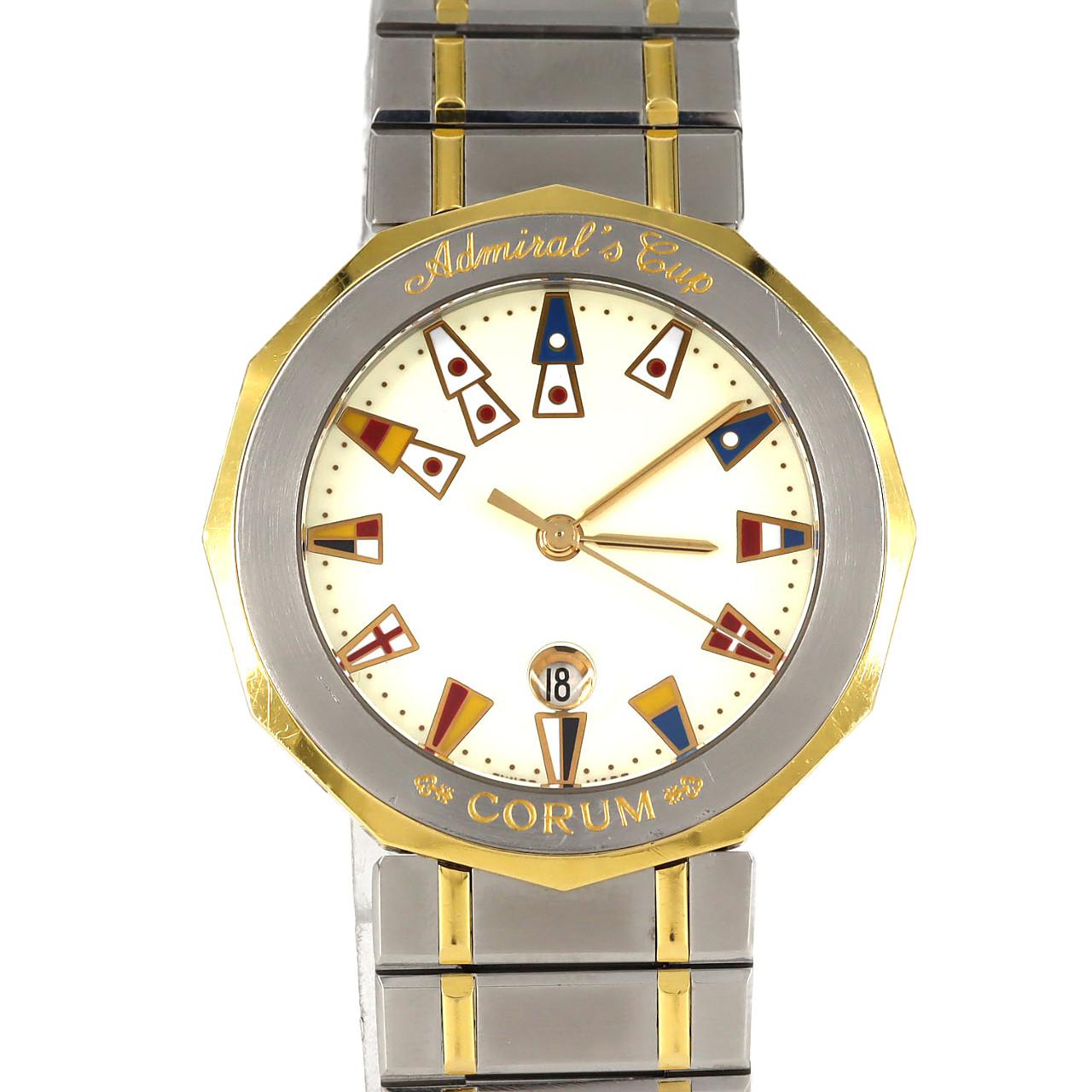 【ノーメンテナンス還元価格】コルム アドミラルズカップ コンビ 99.810.21.V-52 SSxYG クォーツ