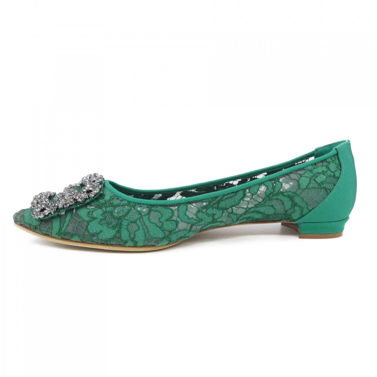Manolo MANOLO BLAHNIK HANGISIFLAT LACE flat shoes