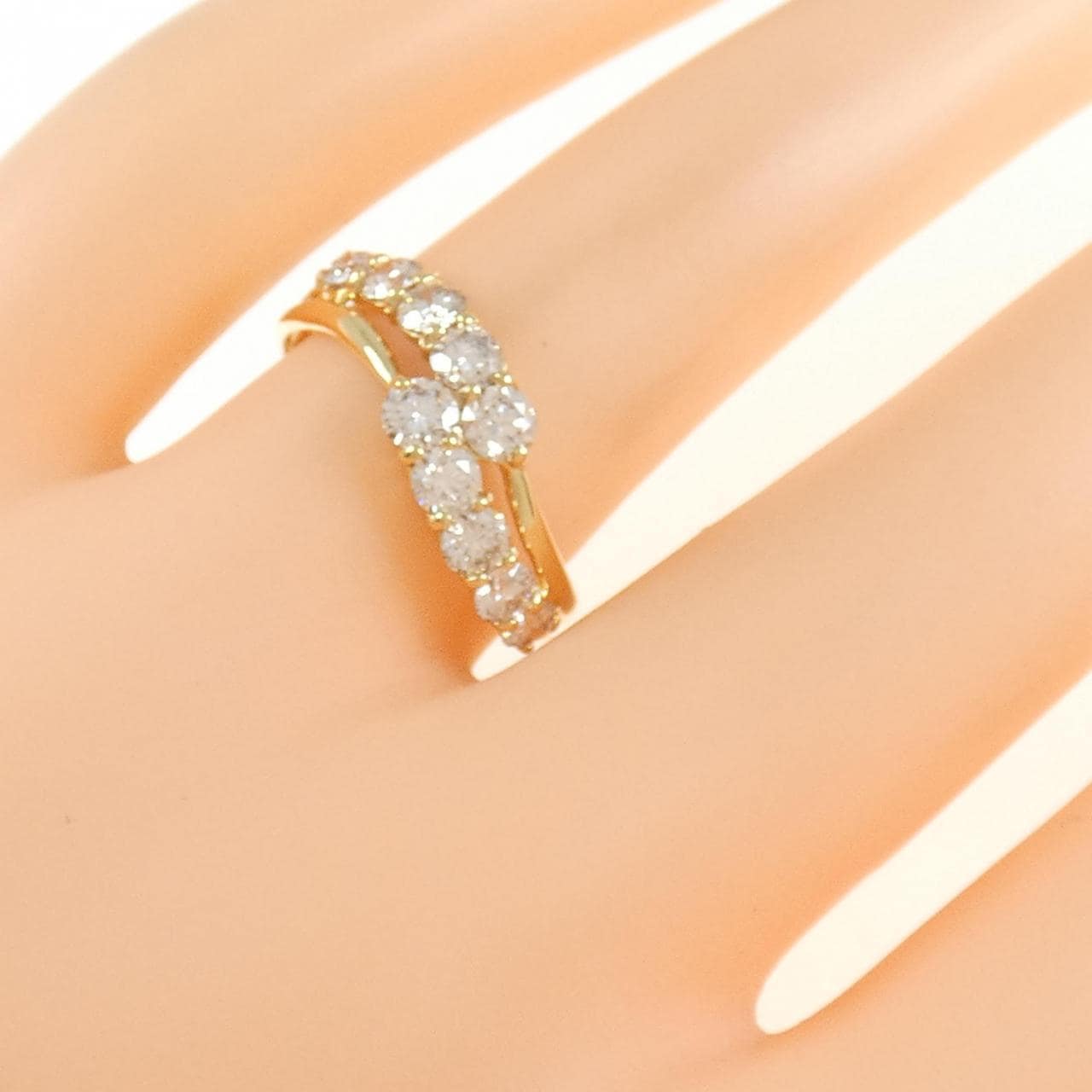 K18YG ダイヤモンド リング 1.00CT