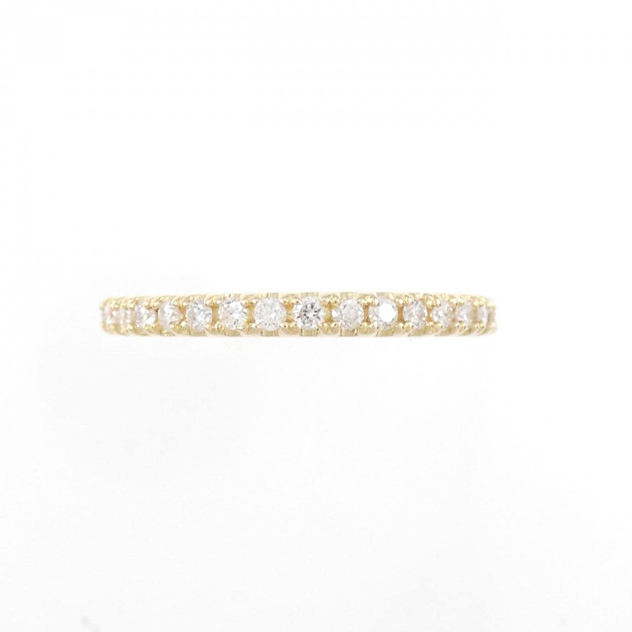 [Remake] K18YG Half Eternity Diamond Ring 0.20CT