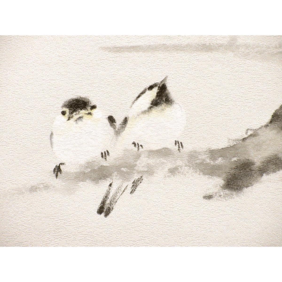 名古屋帯　染帯　友禅加工　長尺