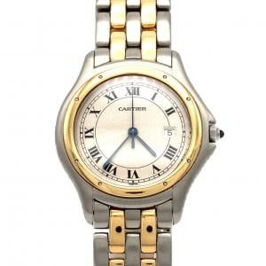 【ノーメンテナンス還元価格】カルティエ パンテールクーガーLM 2ROW W35006B6 SSxYG クォーツ