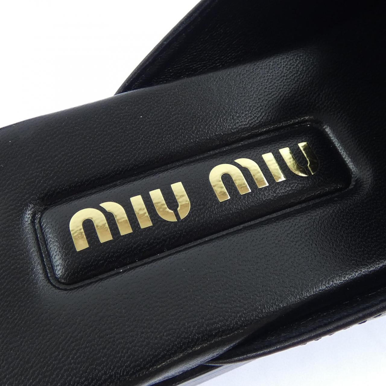ミュウミュウ MIU MIU BLEACHED LOAFERS 5D326E サンダル