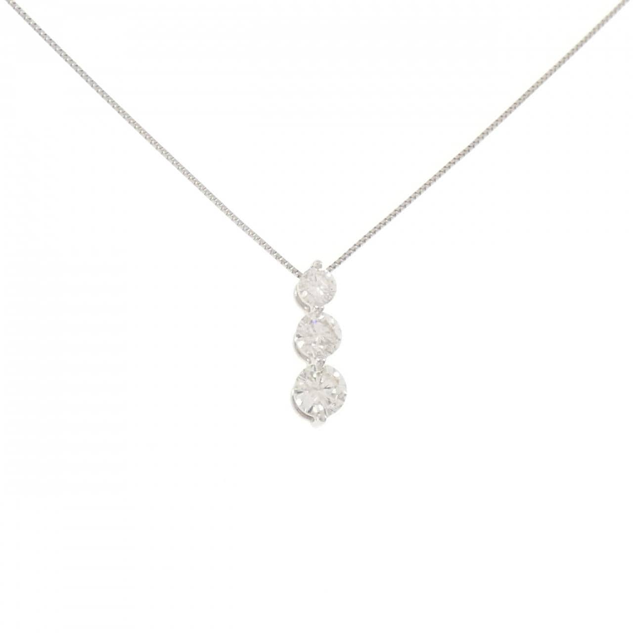 PT900/PT850 ダイヤモンド ネックレス 0.72CT