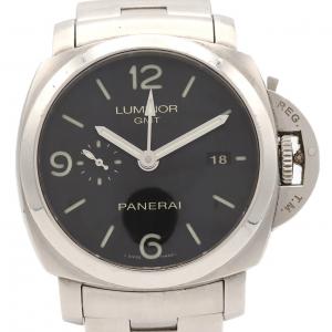 【ノーメンテナンス還元価格】パネライ ルミノール1950 3DAYS GMTパワーリザーブ PAM00329 SS 自動巻