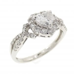 PT900 ハート ダイヤモンド リング 0.345CT