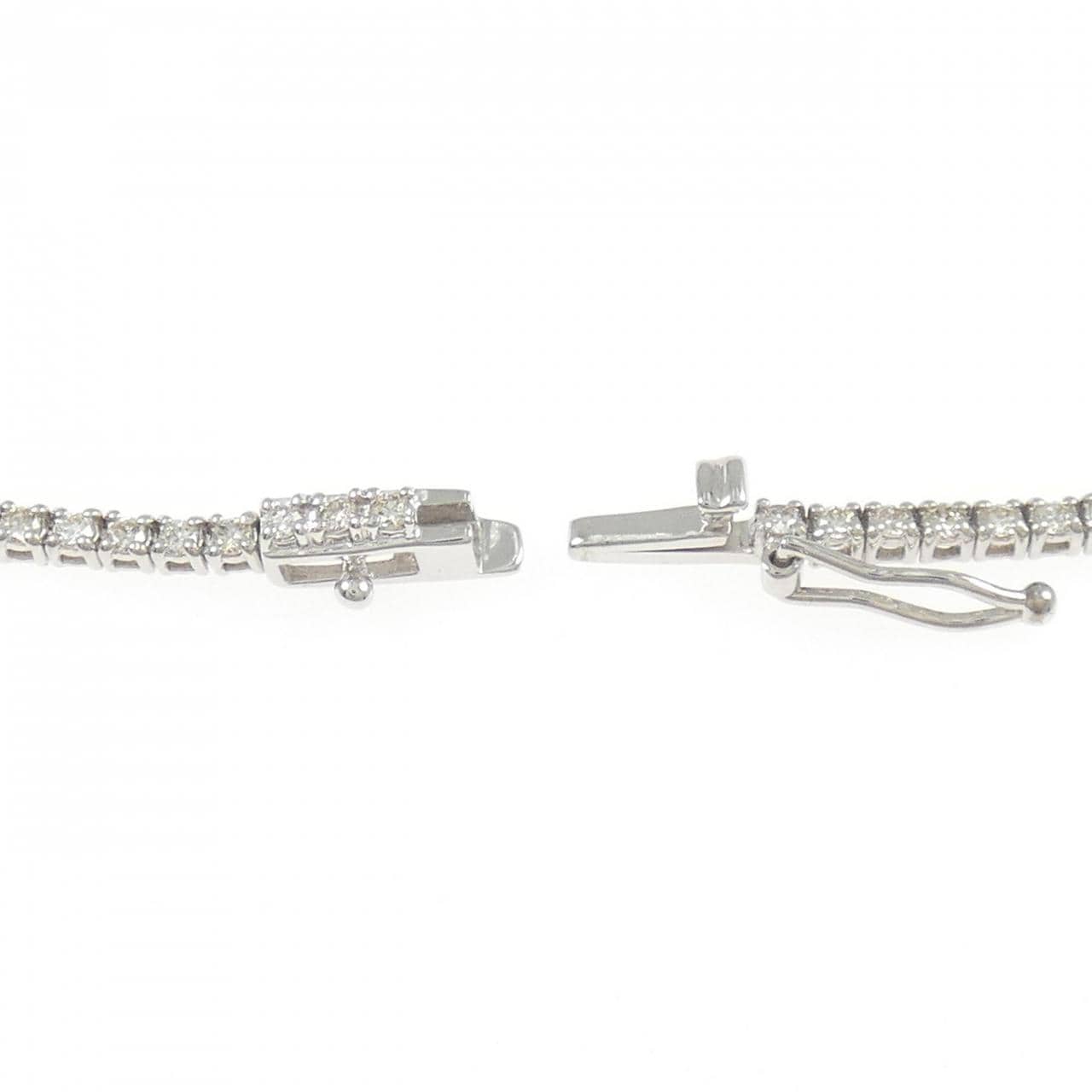 K18WG ダイヤモンド ネックレス 3.00CT