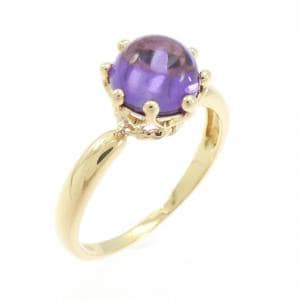 K18YG アメジスト リング