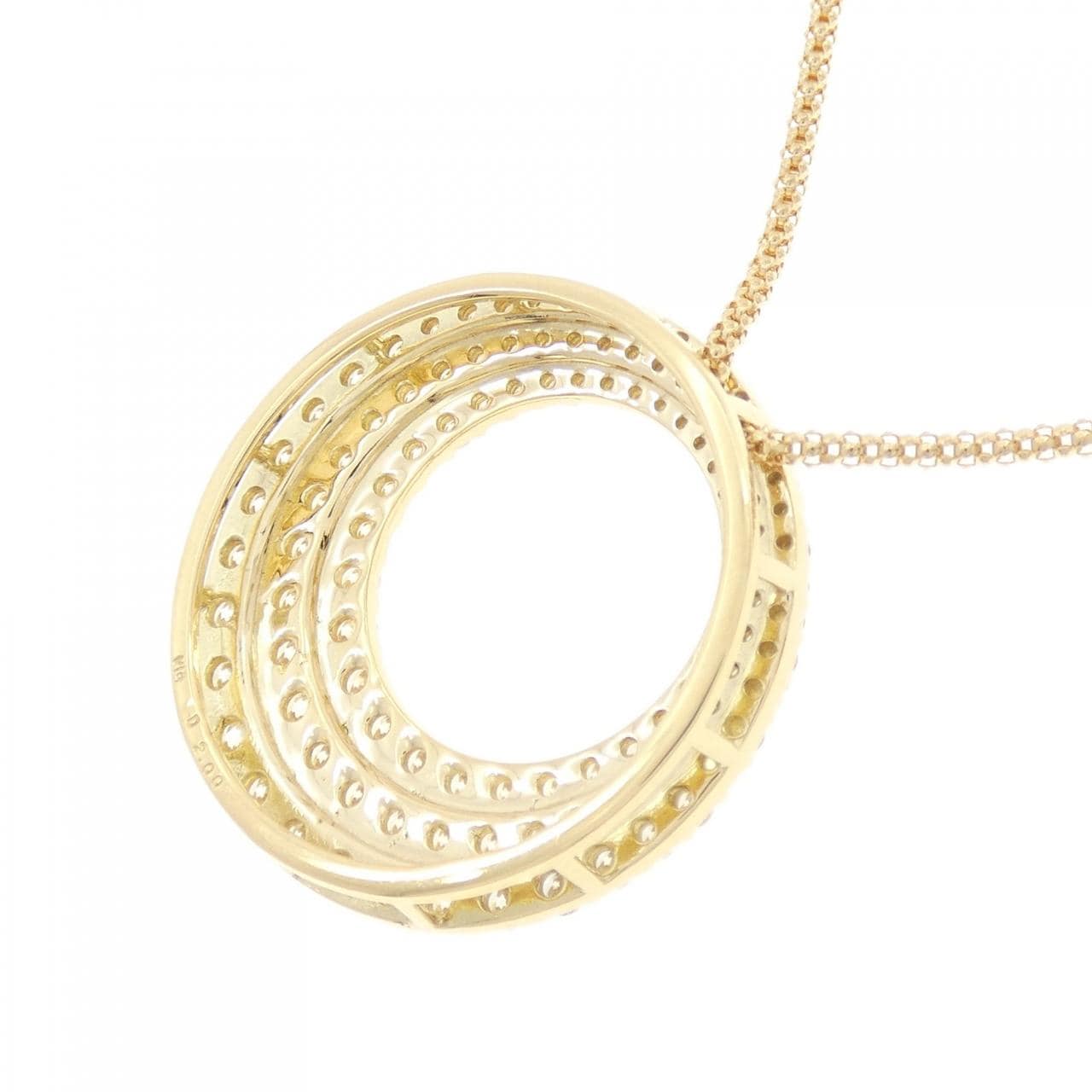 K18YG ダイヤモンド ネックレス 2.00CT
