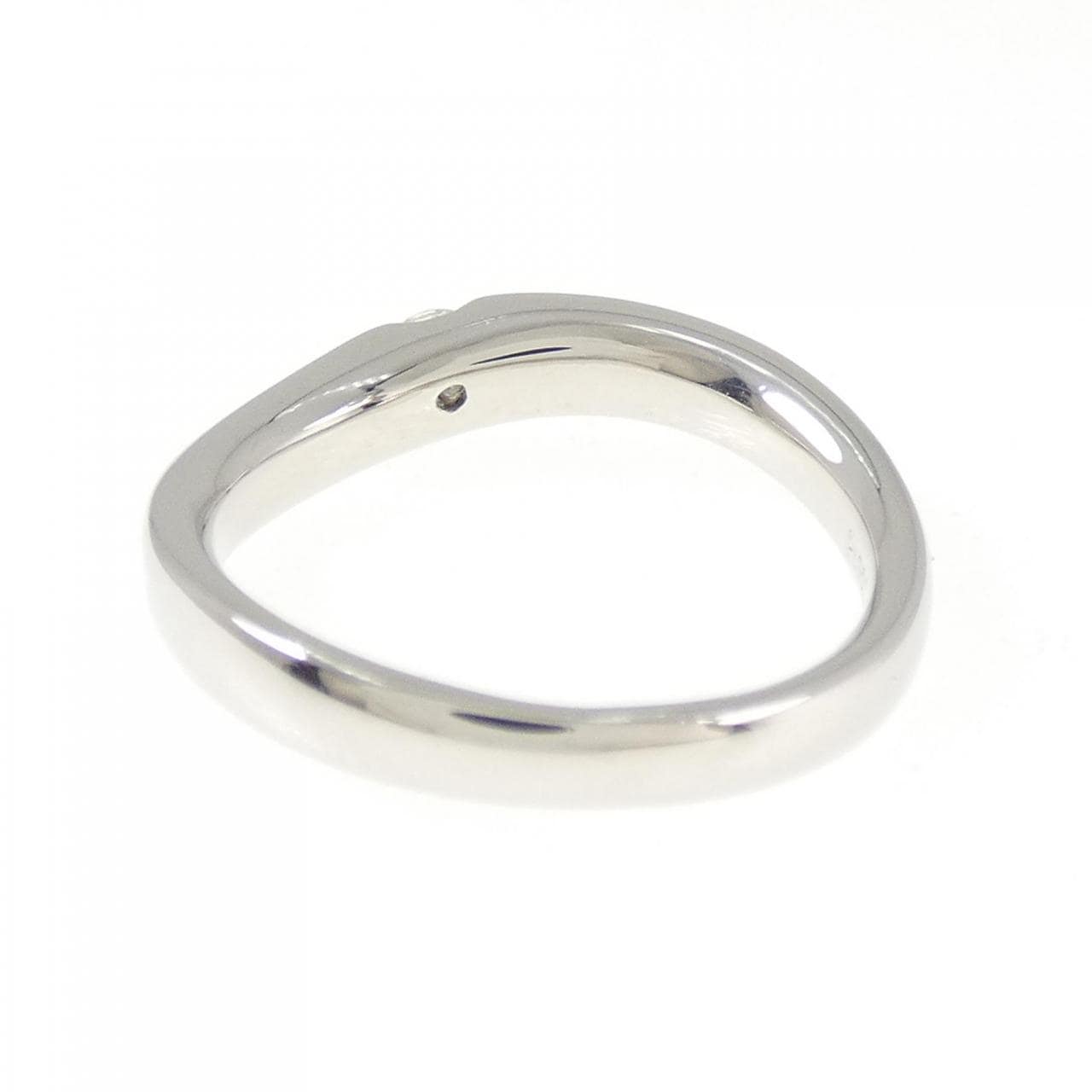 PT950 solitaire Diamond ring 0.10CT