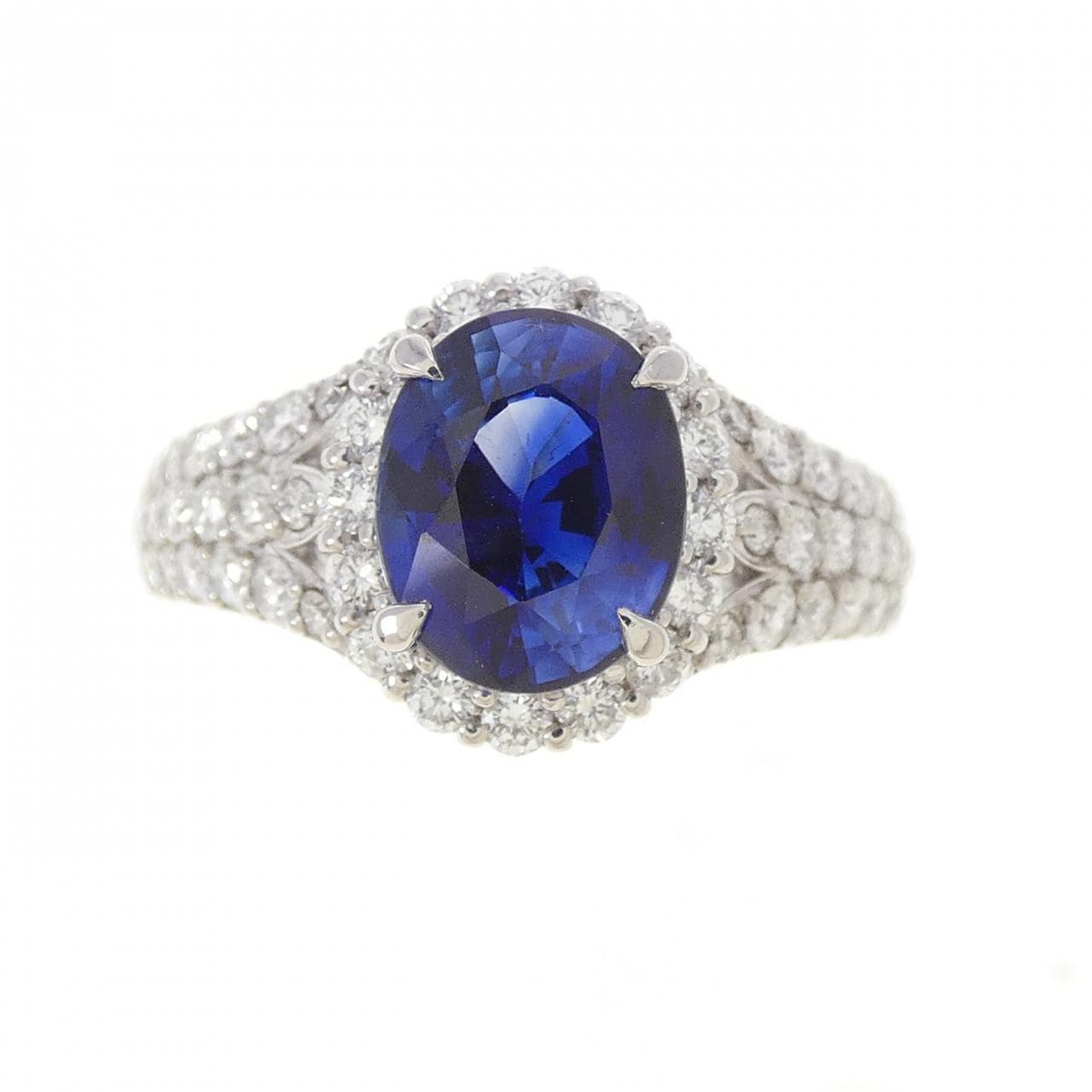 PT900 サファイヤ リング 2.07CT