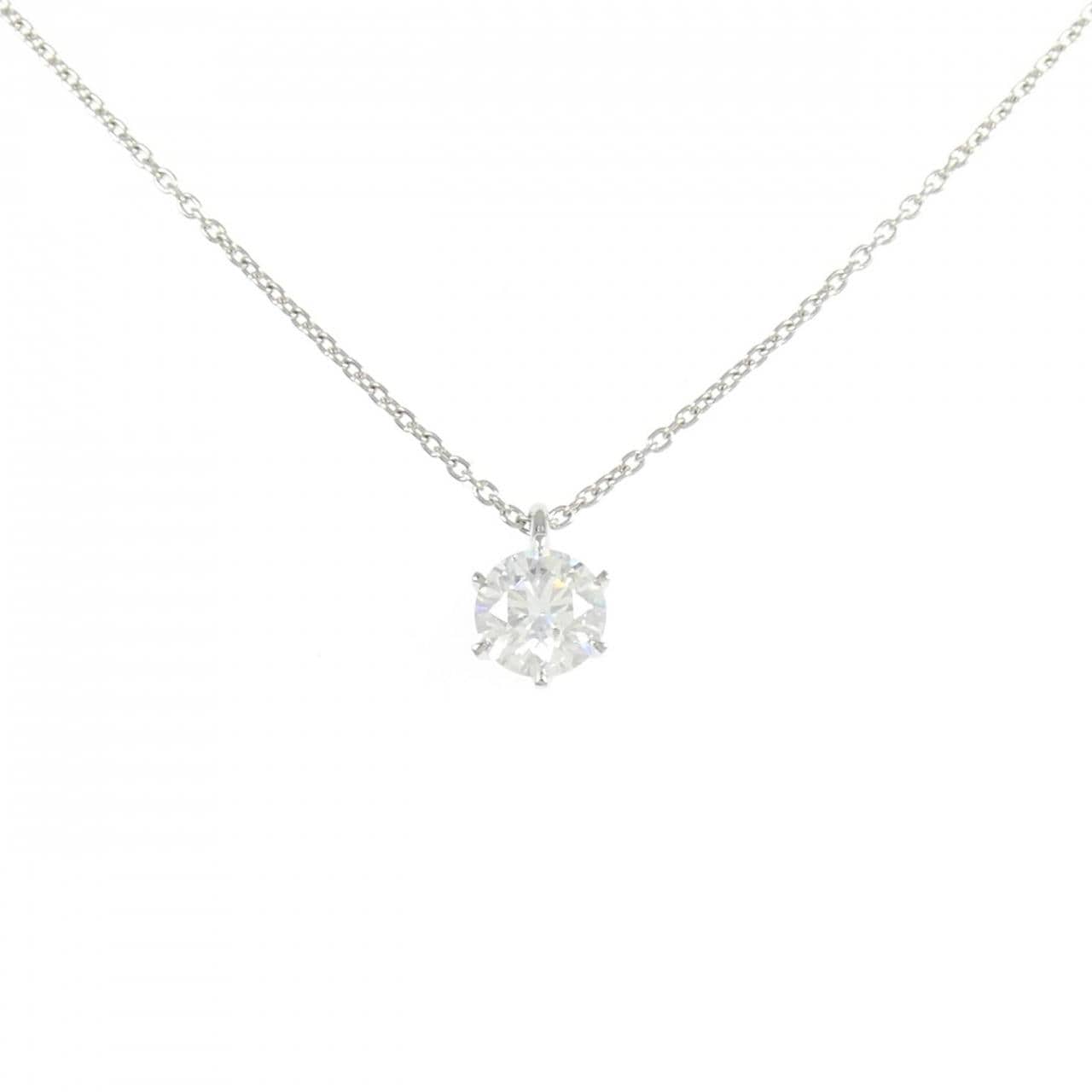 【リメイク】PT900/PT850 ダイヤモンド ネックレス 0.649CT D VS1 EXT H&C