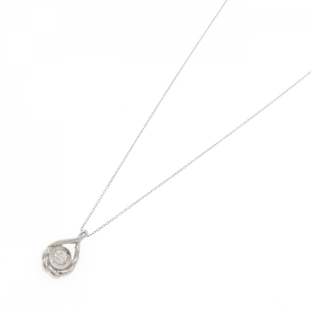 PT900/PT850 ダイヤモンド ネックレス 0.20CT