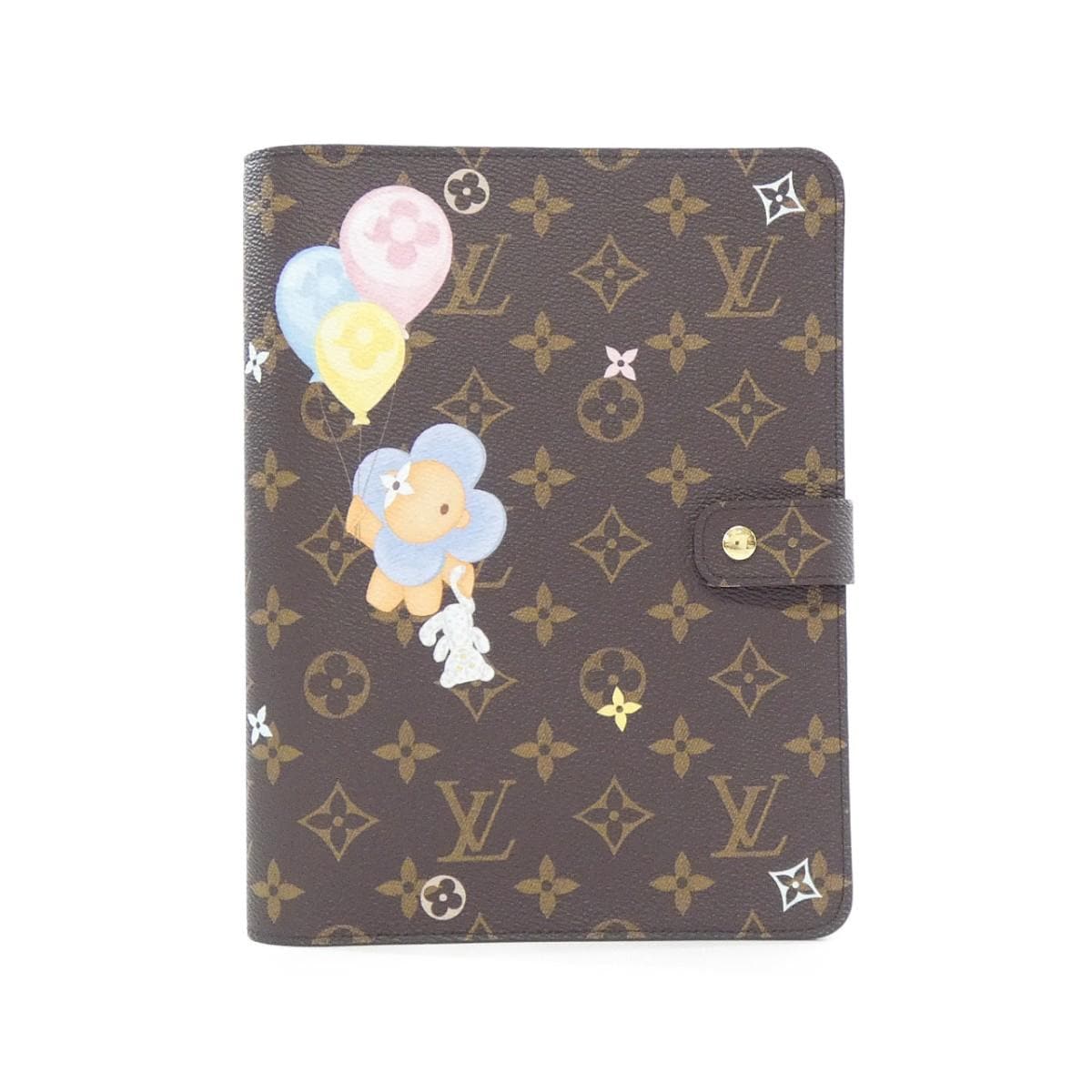 [未使用品] LOUIS VUITTON Monogram Triplets Agenda 中号 GI1375收纳夹