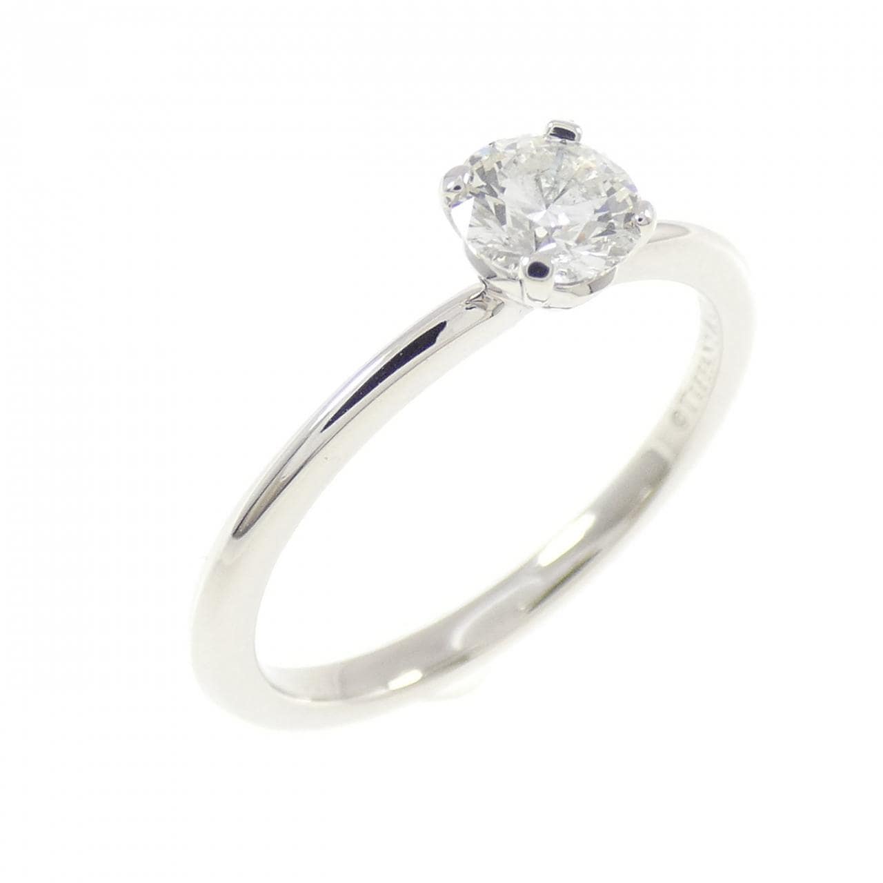 ティファニー トゥルー リング 0.32CT G VS1 3EXT