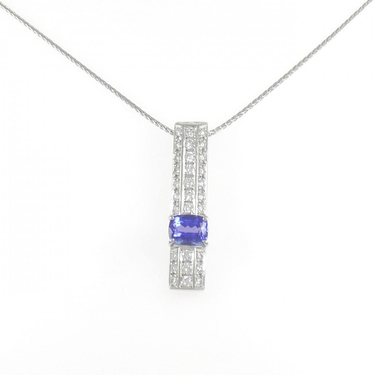 PT900/PT850 タンザナイト ネックレス 2.47CT
