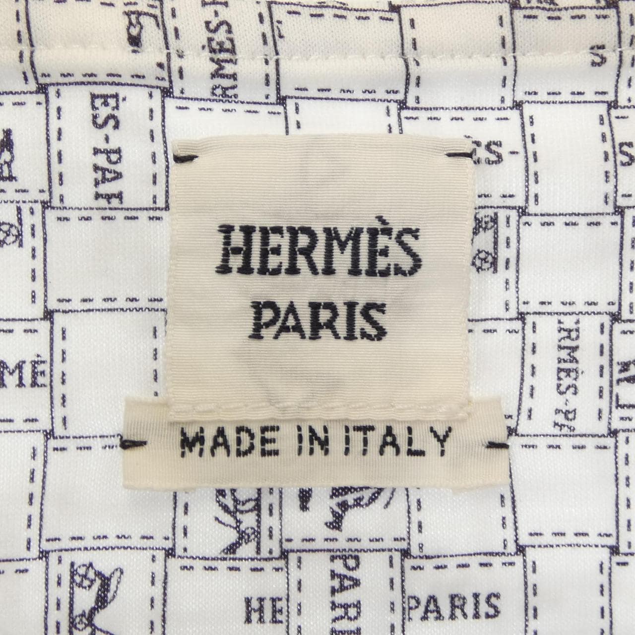 エルメス HERMES BOLDUC AU CARRE ボルデュックチェック 5E4645DK Tシャツ