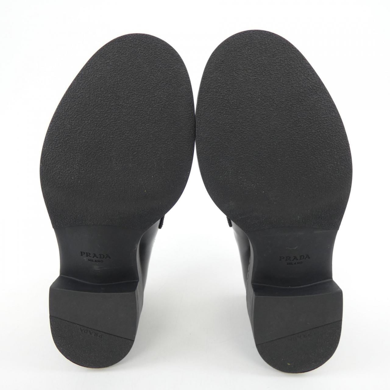プラダ PRADA チョコレート ローファー トライアングルロゴ 1D246M シューズ