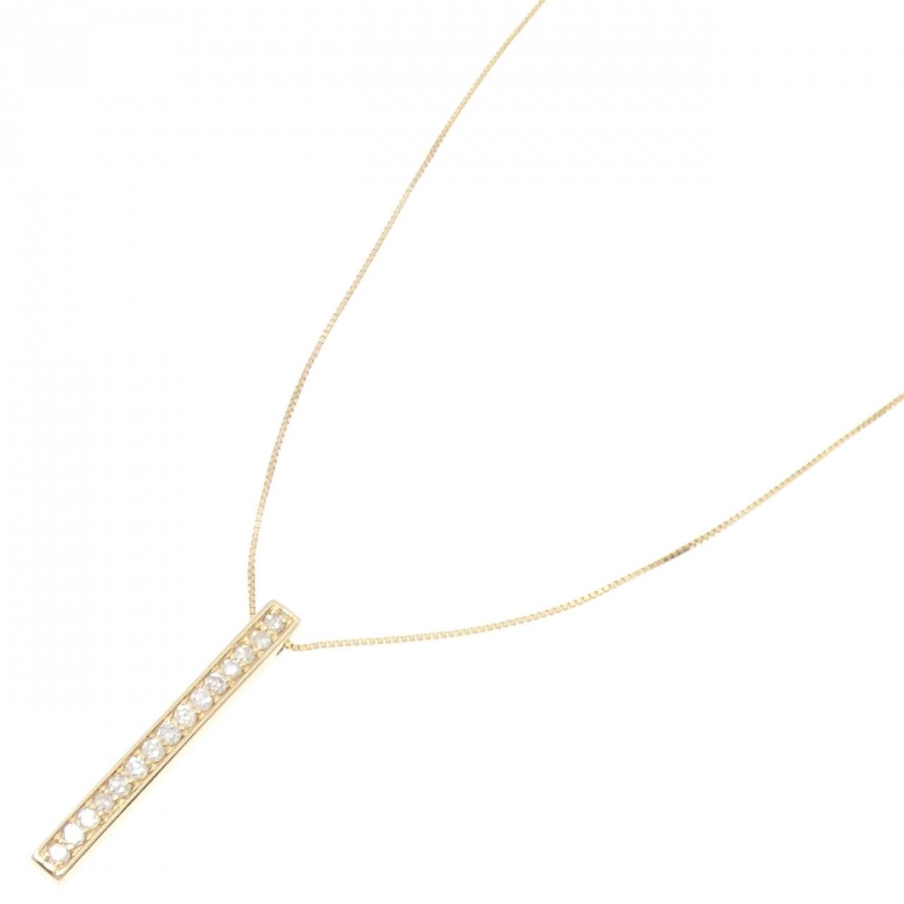 K18YG ダイヤモンド ネックレス 0.50CT