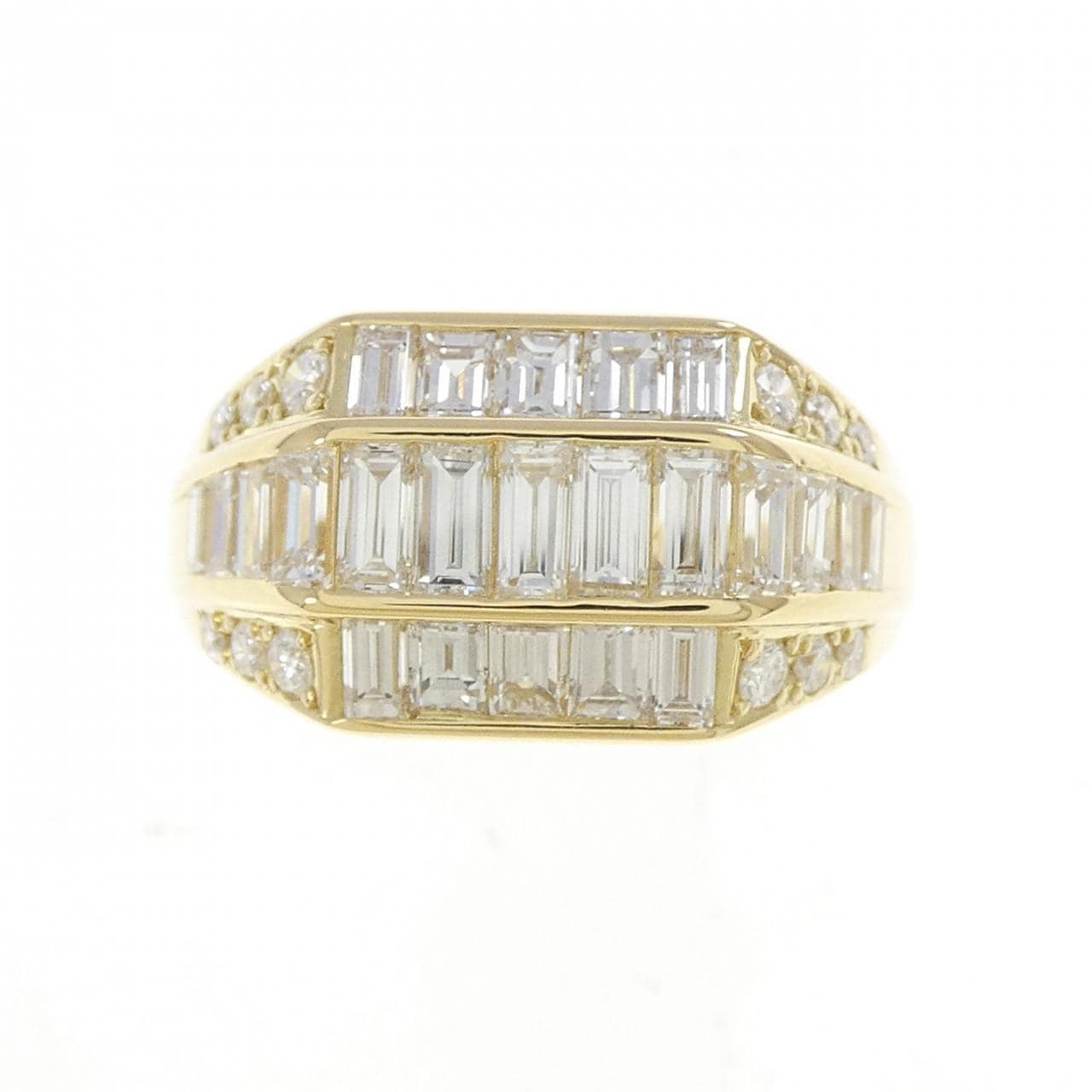 K18YG ダイヤモンド リング 2.10CT