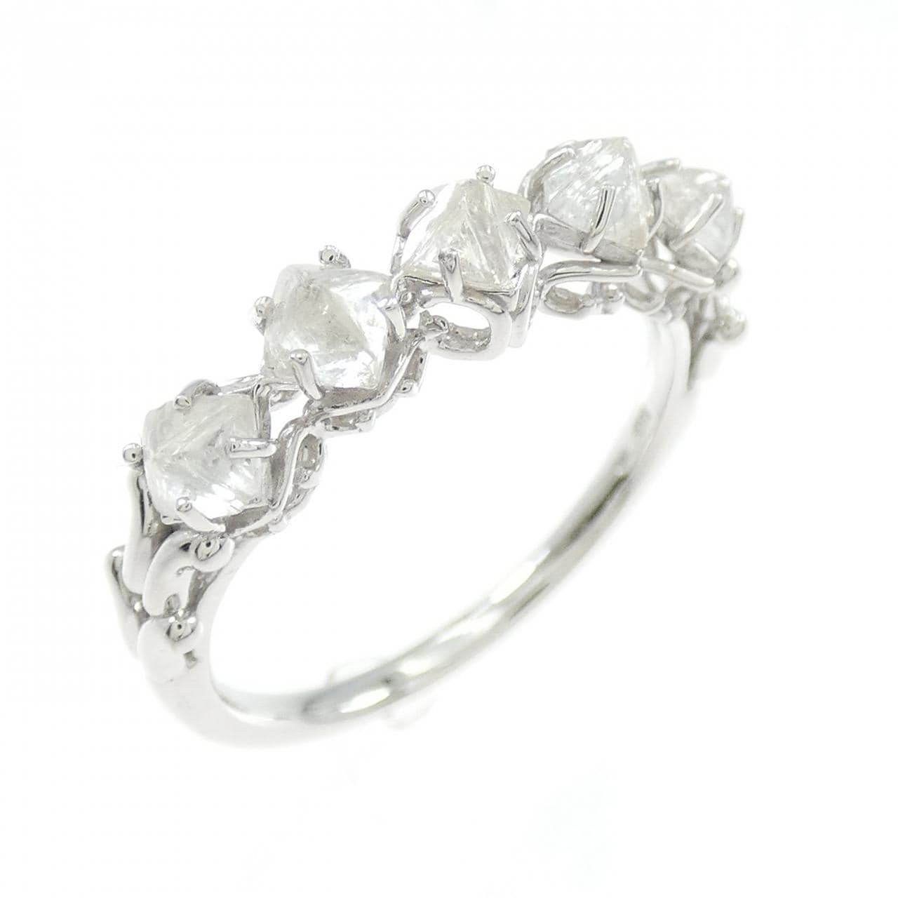 K18WG ダイヤモンド リング 0.50CT