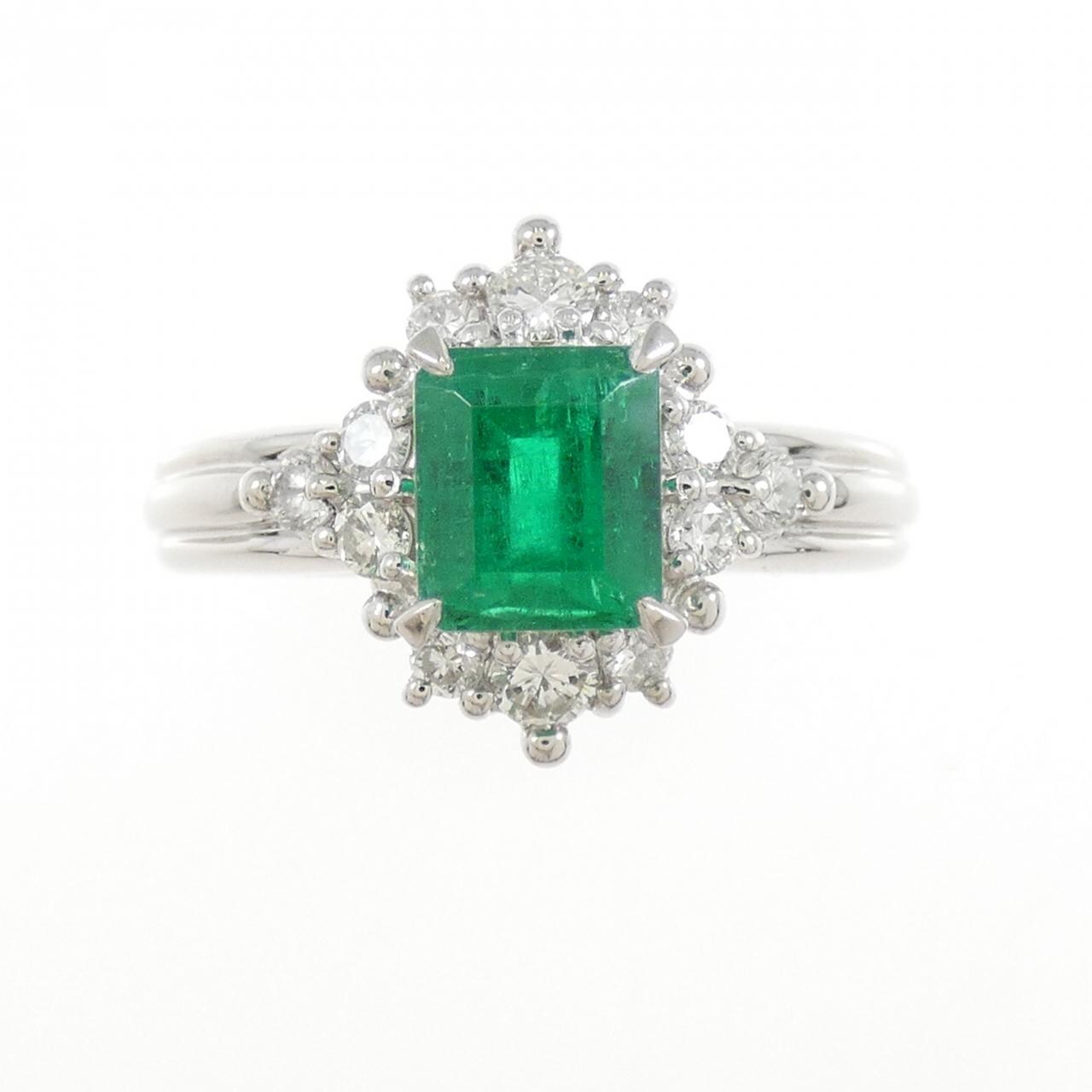 PT900 エメラルド リング 0.93CT