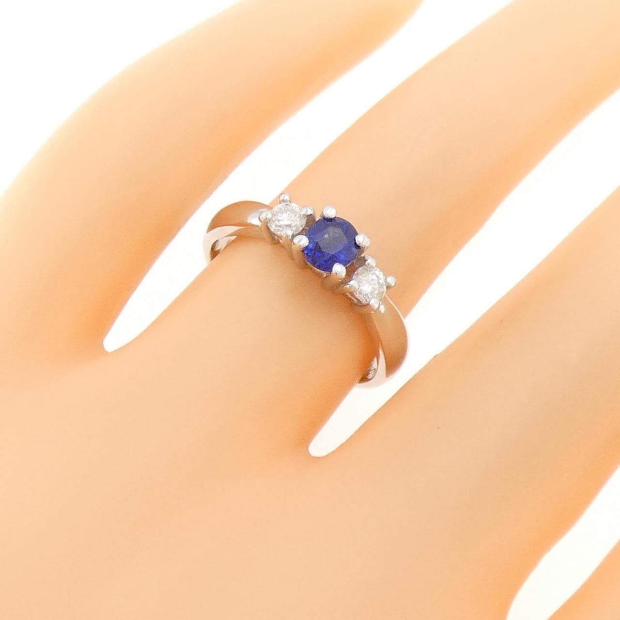 PT サファイヤ リング 0.43CT