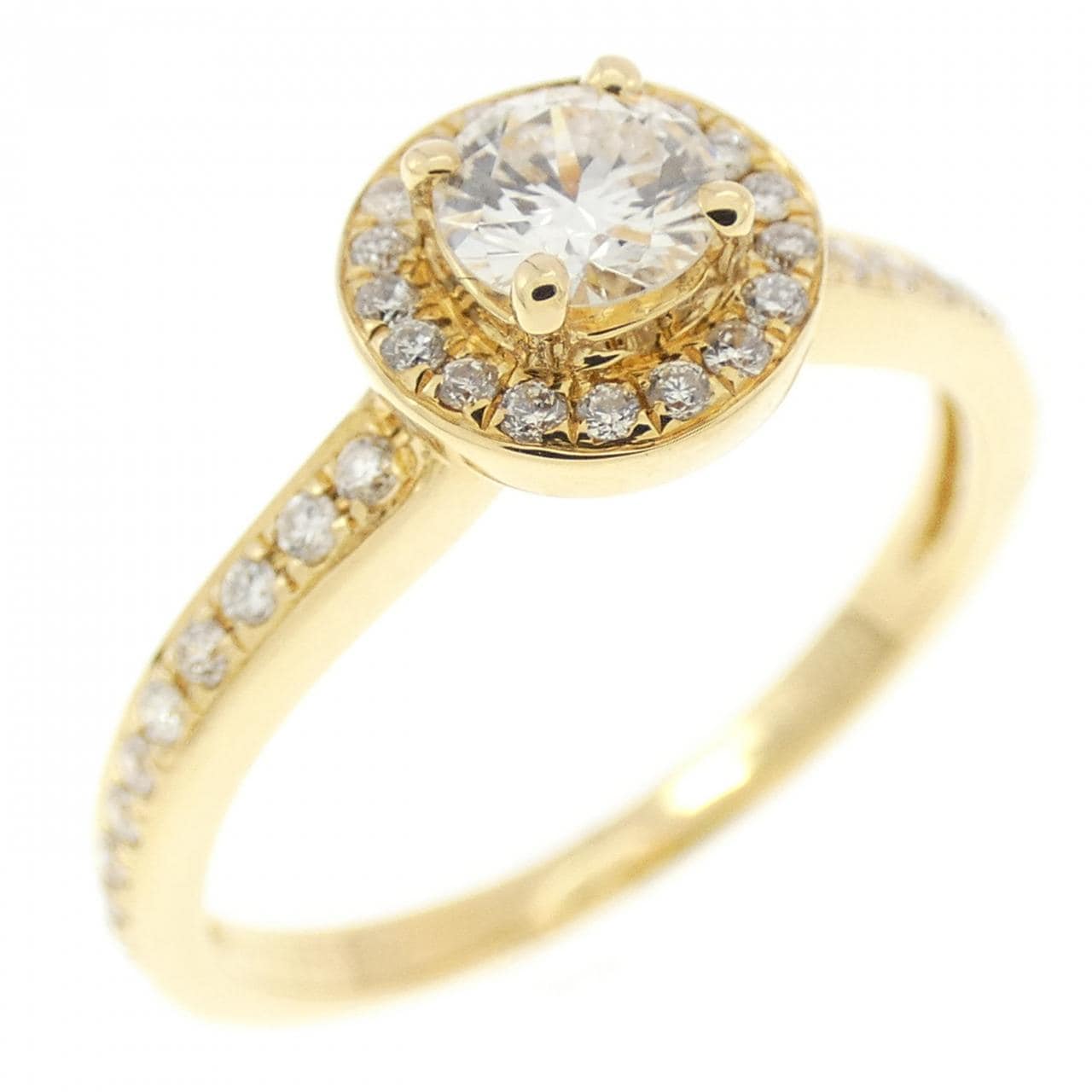 750YG ダイヤモンド リング 0.40CT