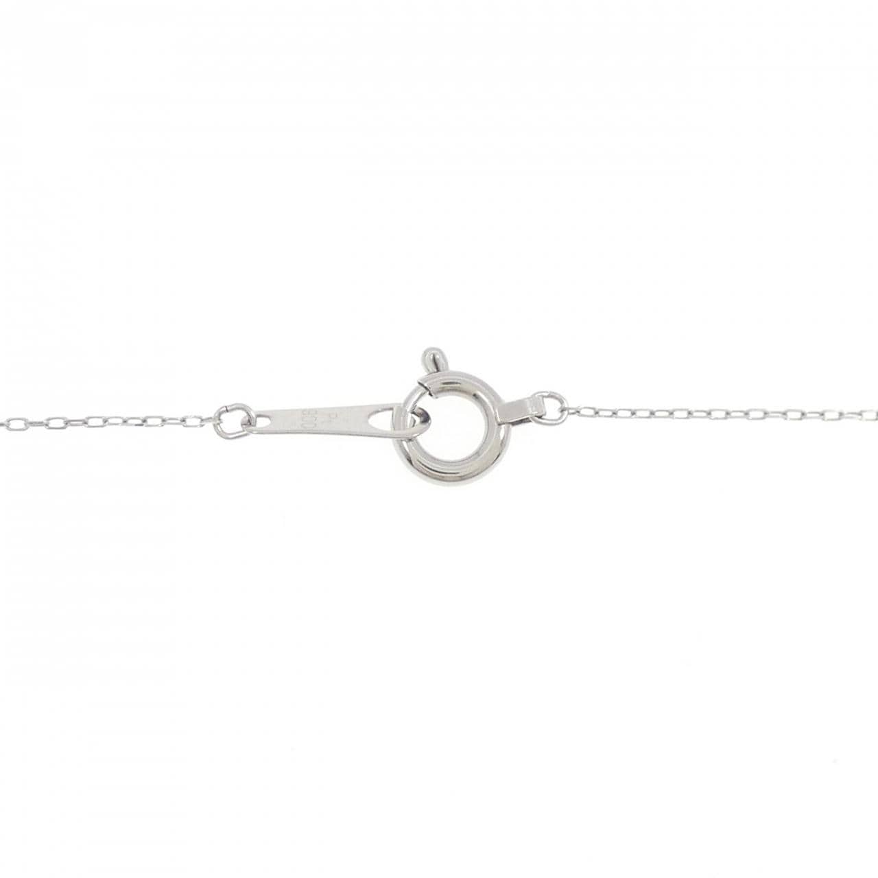 【新品】PT900 アウイナイト ネックレス 0.03CT