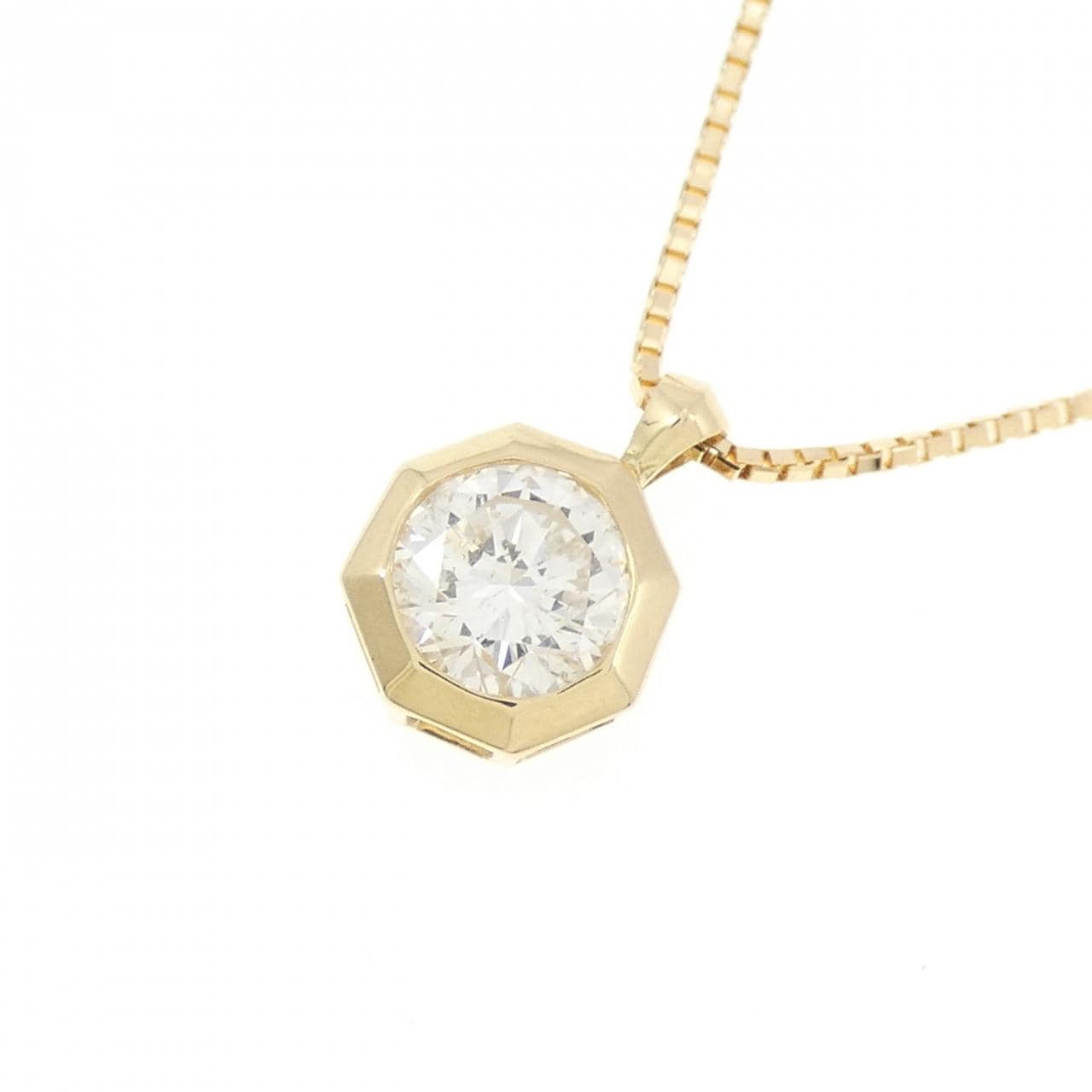 K18YG ダイヤモンド ネックレス 0.647CT