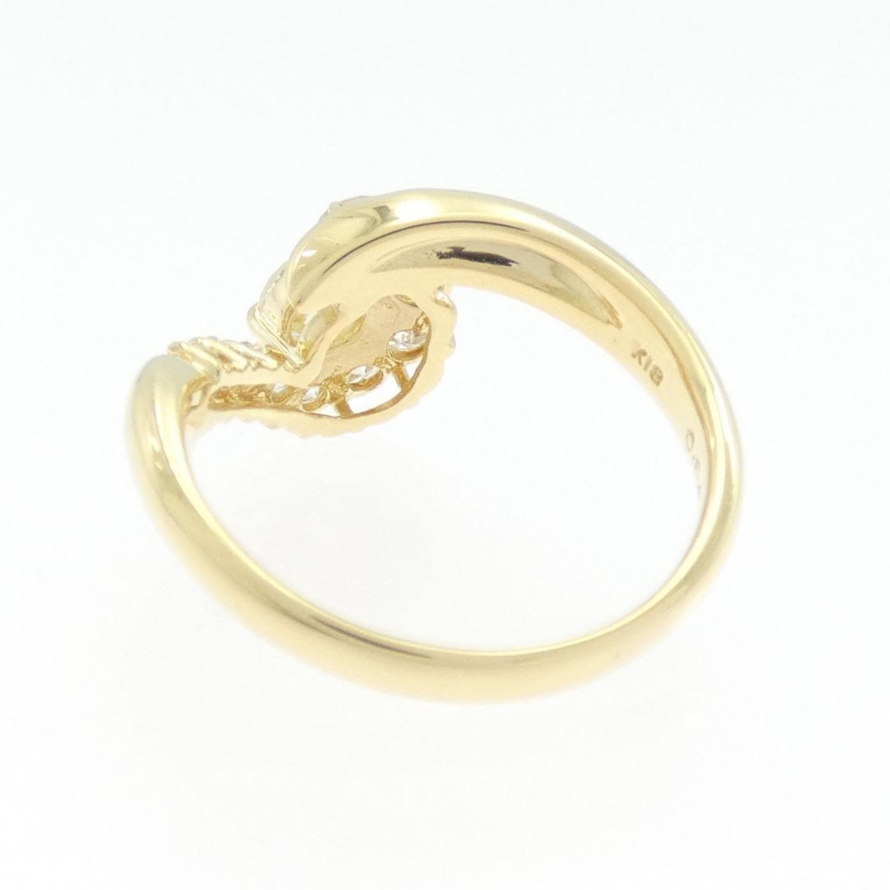 K18YG ダイヤモンド リング 0.36CT