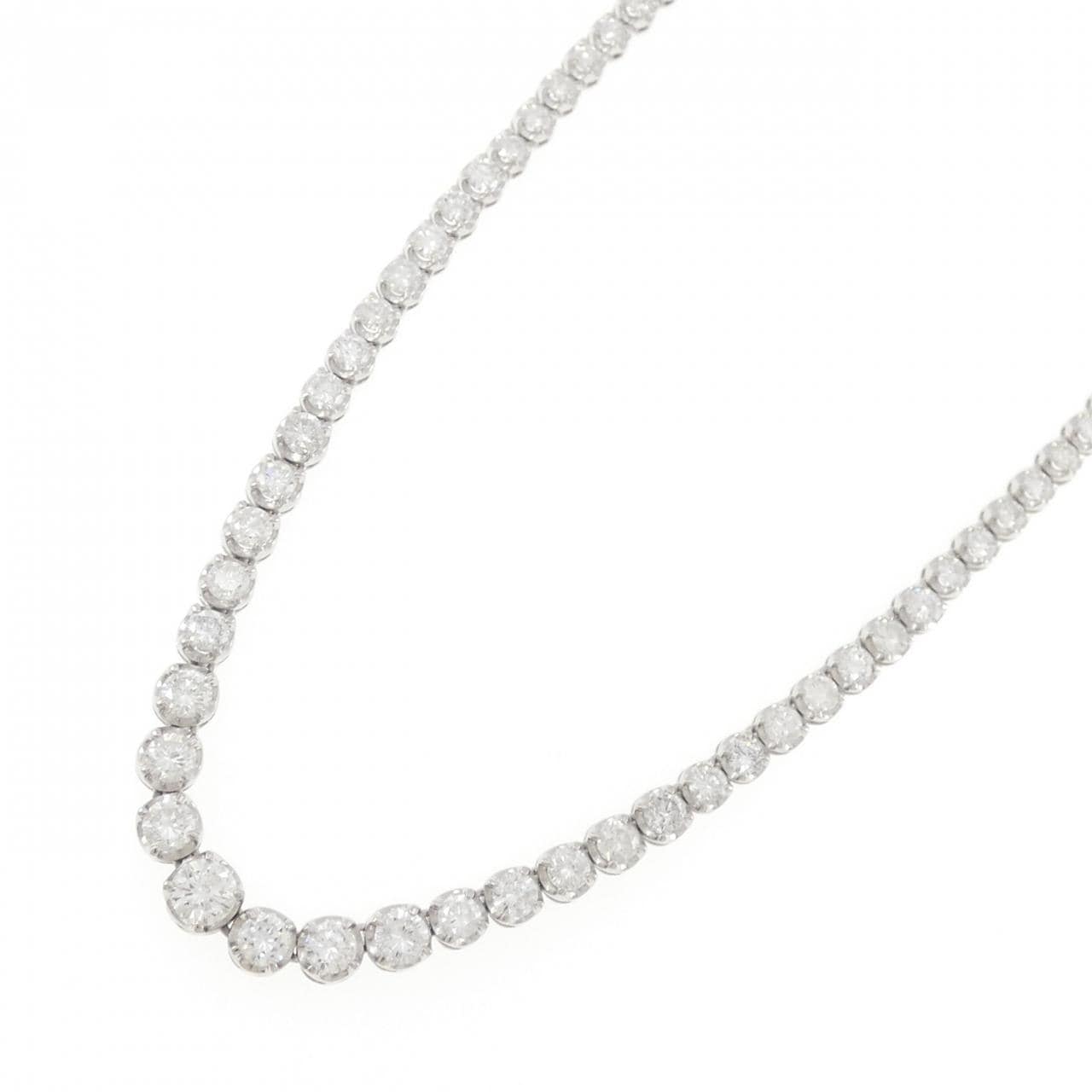 PT900 ダイヤモンド ネックレス 10.00CT