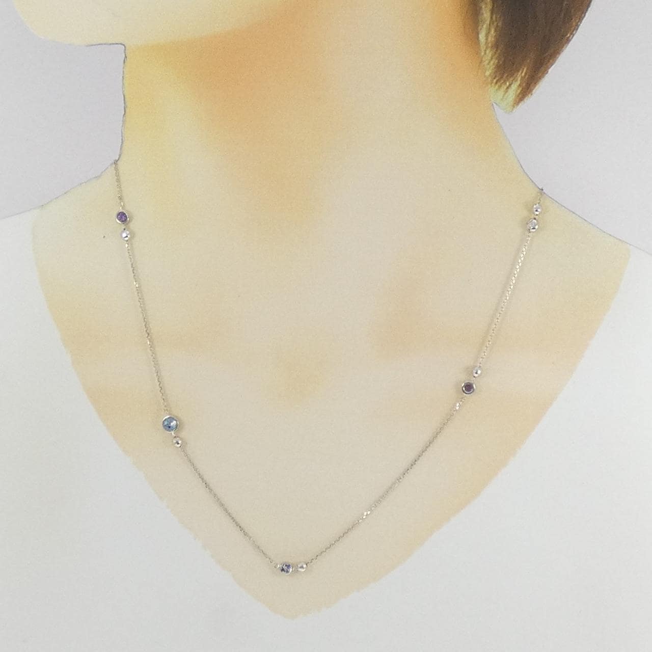 ポンテヴェキオ カラーストーン ネックレス