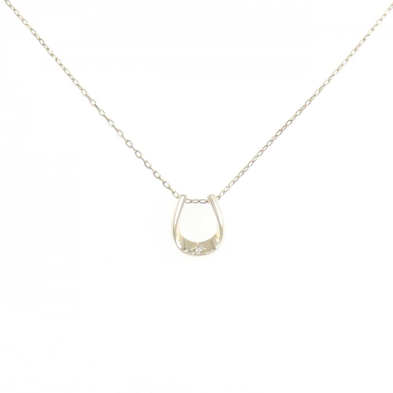 K10YG ダイヤモンド ネックレス 0.005CT