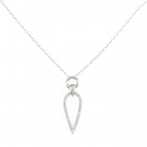 K10WG ダイヤモンド ネックレス 0.18CT