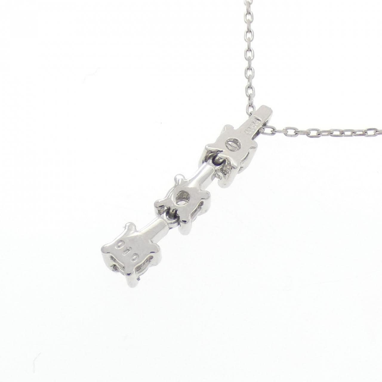 PT900/PT850 ダイヤモンド ネックレス 0.10CT