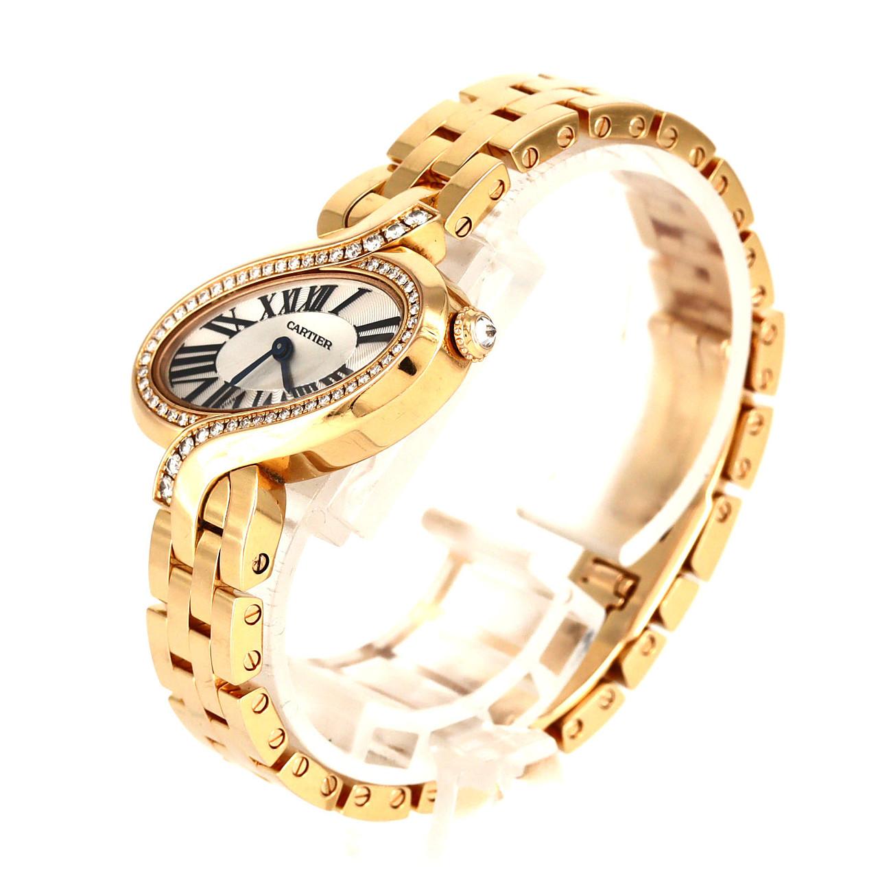 カルティエ デリスSM PG/D WG800003 PG･RG クォーツ