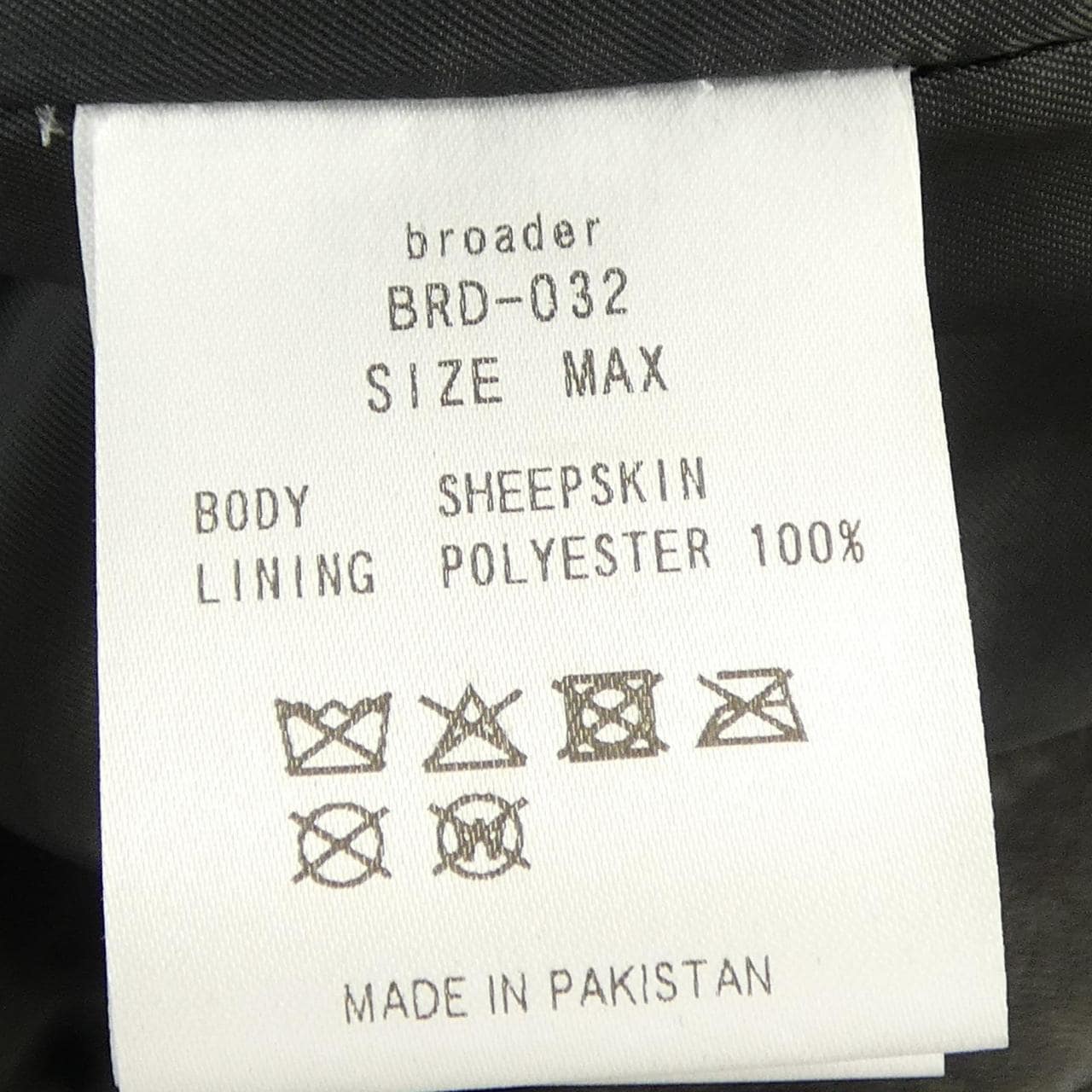 broader BRD-032 レザージャケット