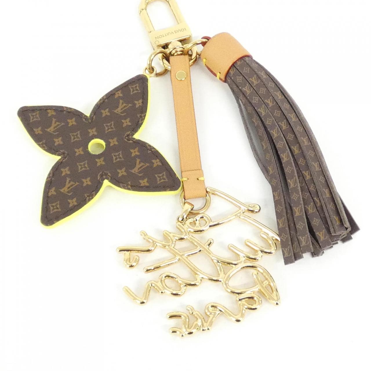 ルイヴィトン LVレターリング スタッキング M02952 キーリング