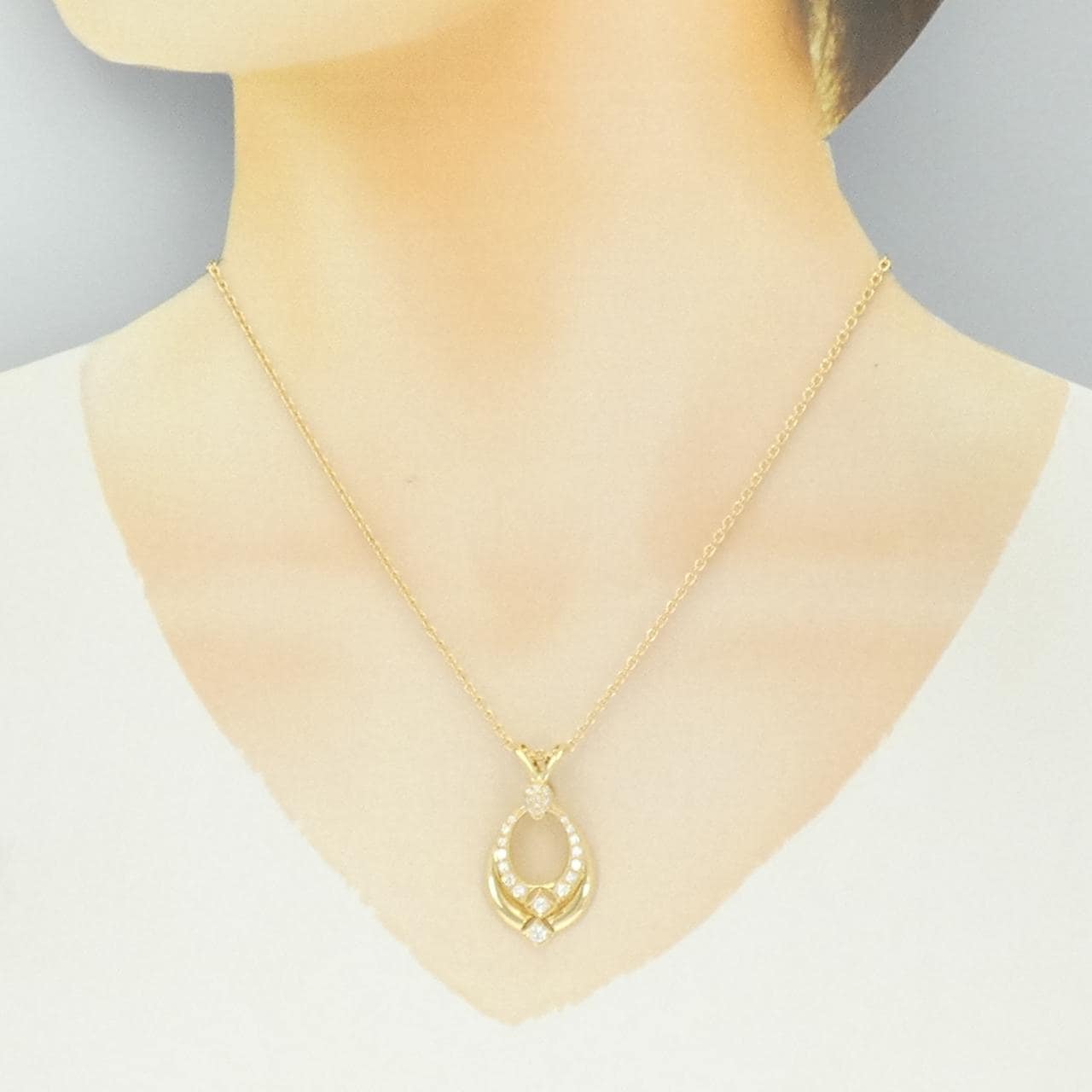 平和堂 ダイヤモンド ネックレス 0.47CT