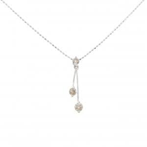 K18WG ダイヤモンド ネックレス 0.35CT