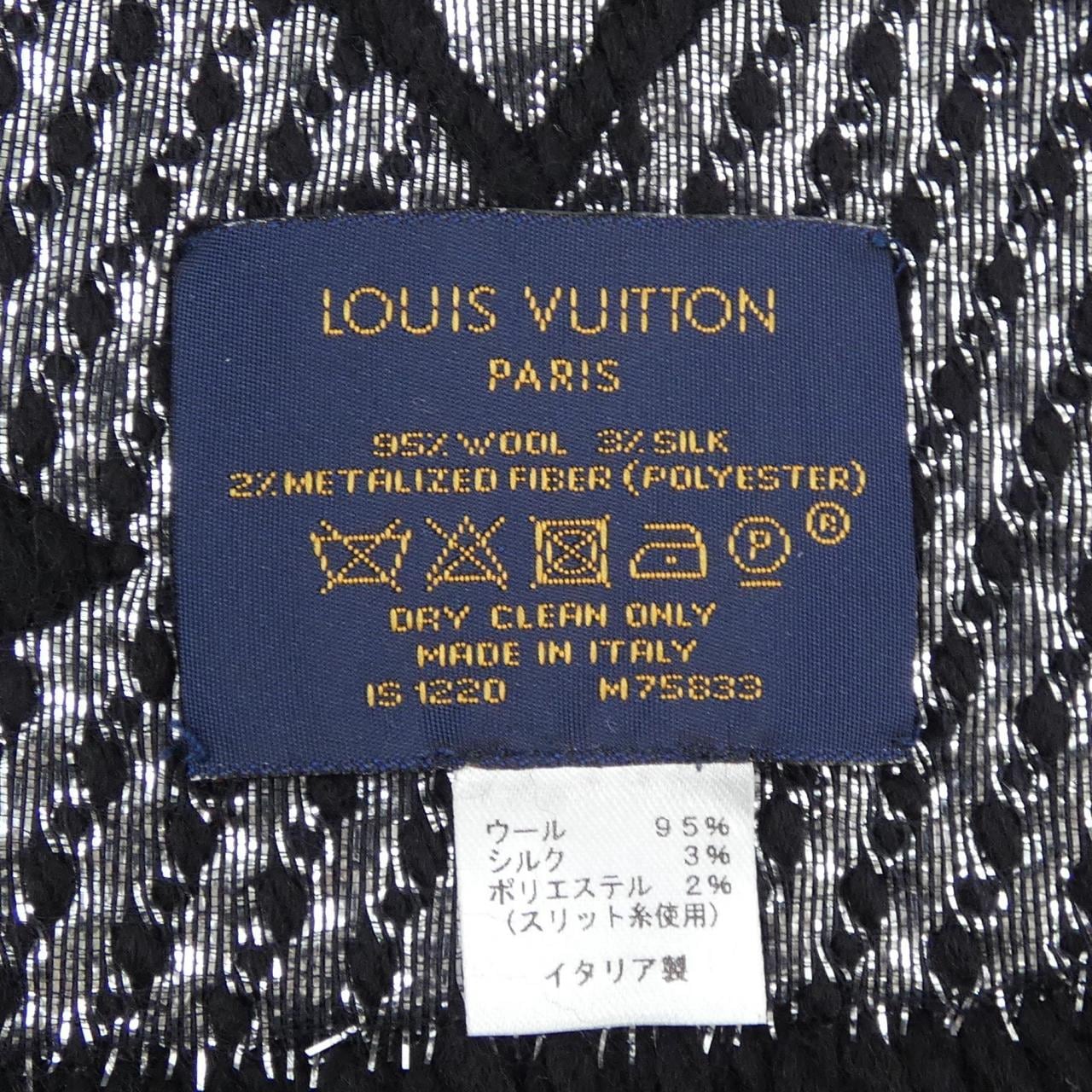 ルイヴィトン LOUIS VUITTON ロゴマニア M75833 MUFFLER