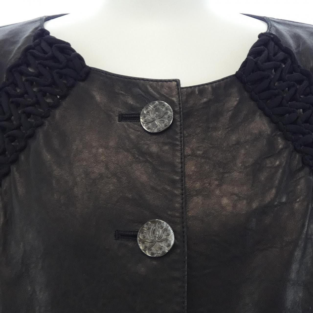 シャネル CHANEL P57938C00280 17C レザージャケット
