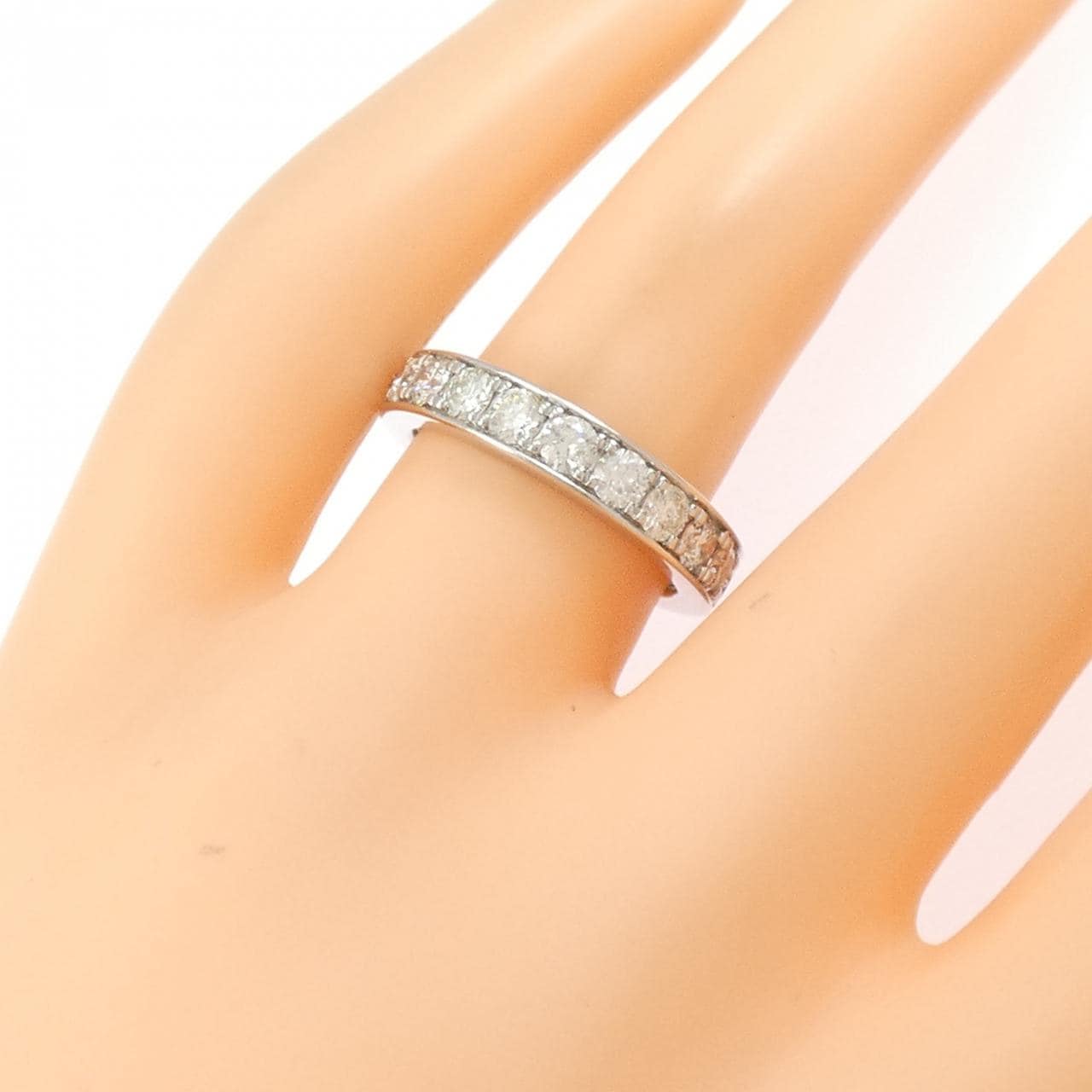 PT950 フルエタニティ ダイヤモンド リング 2.00CT