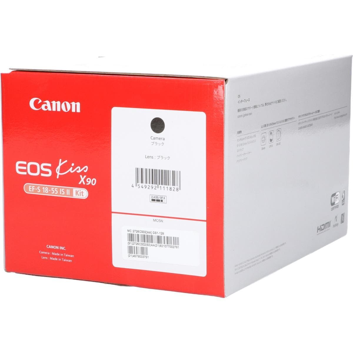 【未使用品】ＣＡＮＯＮ　ＥＯＳ　ＫＩＳＳ　Ｘ９０　１８－５５ＩＳⅡＫＩＴ