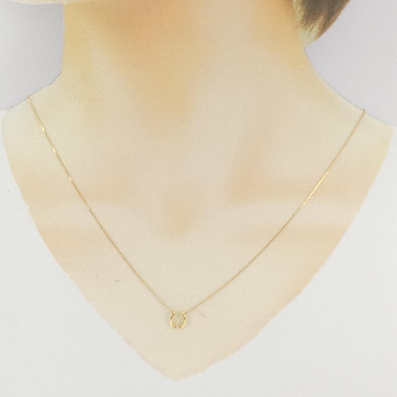 K18YG ダイヤモンド ネックレス 0.006CT