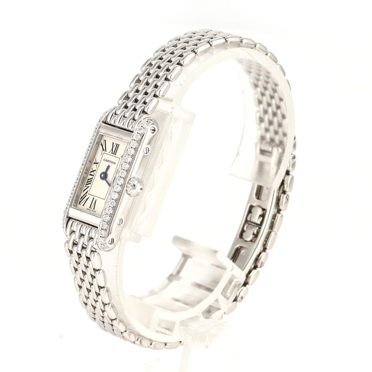 カルティエ タンクアロンジェ WG/D WB3026U3 WG クォーツ