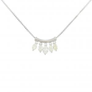 PT900/PT850 ダイヤモンド ネックレス 1.03CT