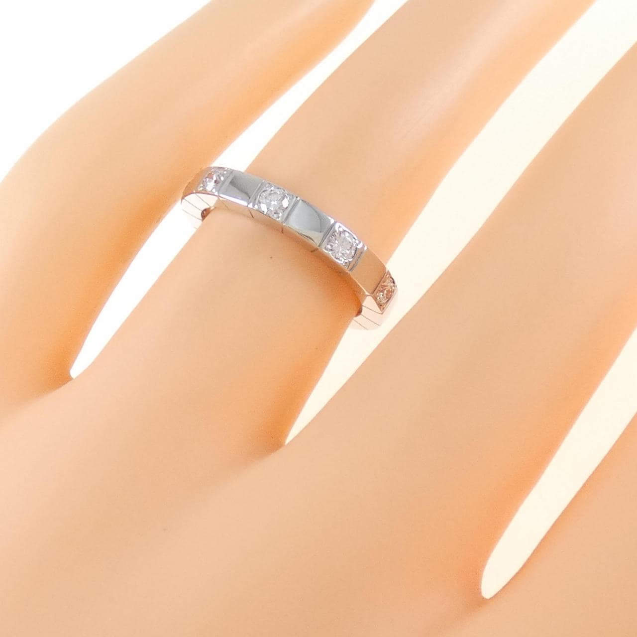 Cartier Lanieres half diamond ring
